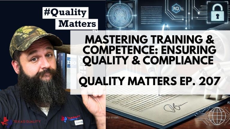 Mastering Training & Competence: Ensuring Quality & Compliance #Quality Matters